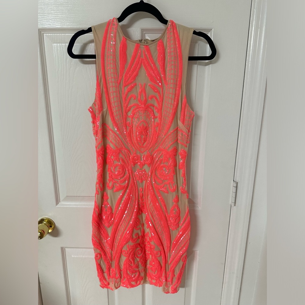 Dress mini orange